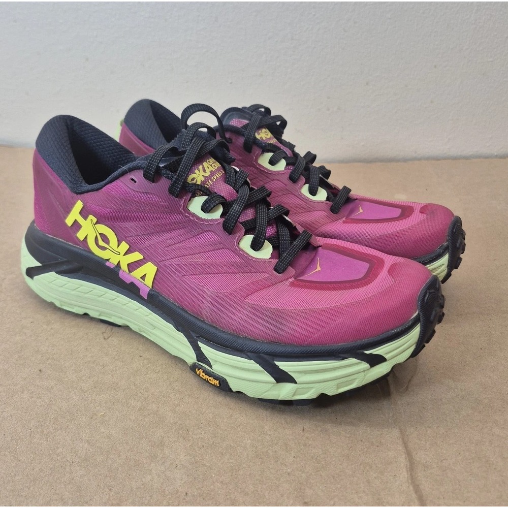 Hoka One One Mafate Speed 3 Women's 9.5 B Fushia Trail Running Shoes